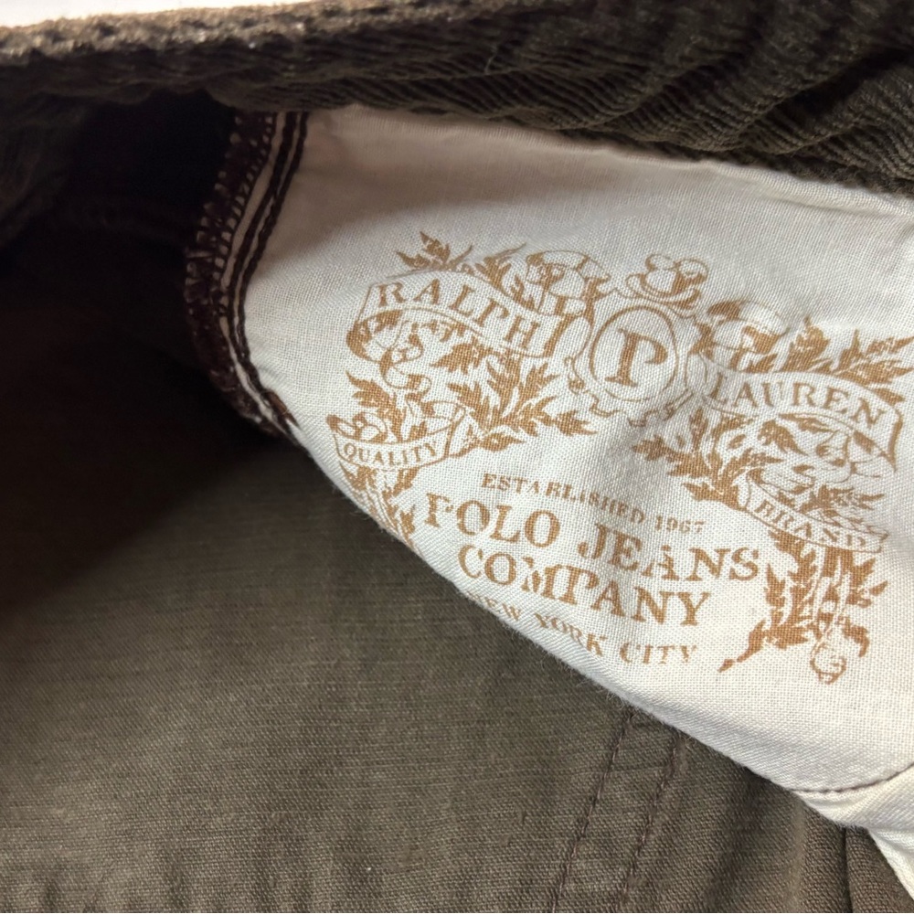 Ralph Lauren Polo Jeans co women’s corduroy brown pants size 4 - Picture 7 of 7
